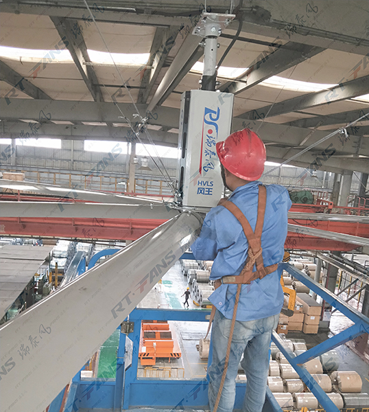 瑞泰風(fēng)超大型工業(yè)吊扇案例圖