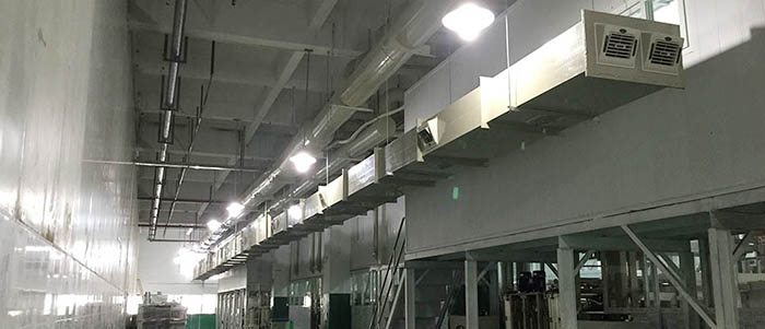 精密五金電子廠廣東長盈環(huán)?？照{(diào)安裝案例