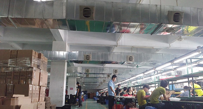 東莞中堂開達玩具廠環(huán)?？照{安裝案例