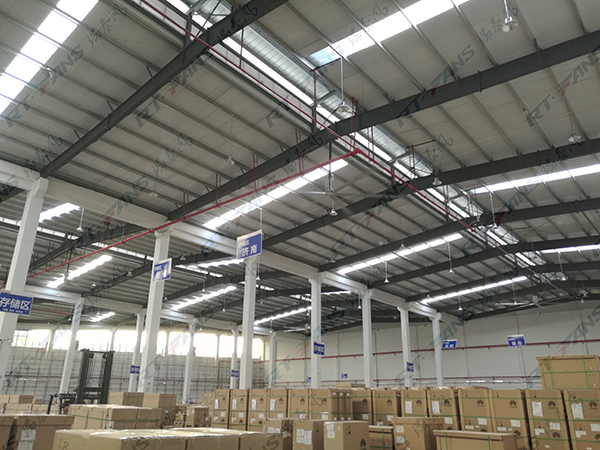 車間用降溫設(shè)備廠家，瑞泰風工業(yè)大吊扇降溫效果怎么樣