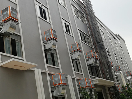 廣州五金廠沖壓車間環(huán)?？照{(diào)安裝案例