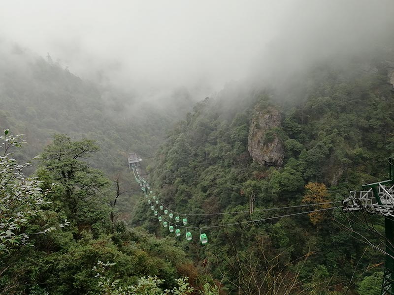 井岡山之行山霧